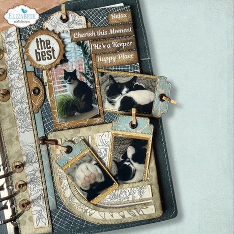 Elizabeth Craft Designs - Rounded Pocket with Tags Die Set