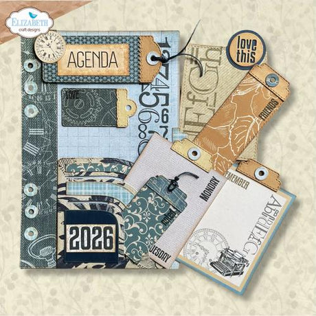 Elizabeth Craft Designs - Rounded Pocket with Tags Die Set