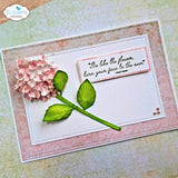 Elizabeth Craft Designs Beautiful Blooms Die Stitched Rectangles and Labels by Paper Flowers (2349)