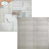 Elizabeth Craft Designs Beautifully Worn 12x12 Inch Patterned Cardstock Backgrounds Volume 5 by Devid Roodenburg (C044) - Postage as per Actual