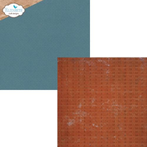 Elizabeth Craft Designs Rest & Relaxation 12x12 Inch Patterned Cardstock Paper by Everyday Memories (C043) - Postage as per Actual