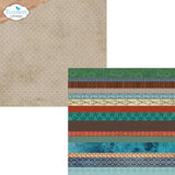 Elizabeth Craft Designs Rest & Relaxation 12x12 Inch Patterned Cardstock Paper by Everyday Memories (C043) - Postage as per Actual