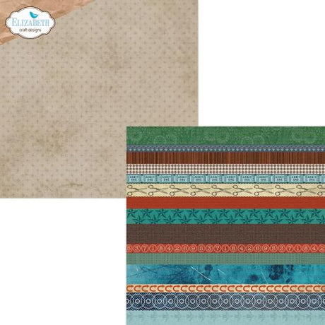 Elizabeth Craft Designs Rest & Relaxation 12x12 Inch Patterned Cardstock Paper by Everyday Memories (C043) - Postage as per Actual