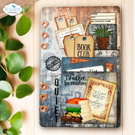 Elizabeth Craft Designs Rest & Relaxation Stamp and Die Set Layered Tags by Everyday Memories (CSD455)