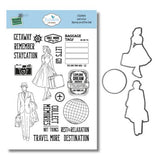 Elizabeth Craft Designs Rest & Relaxation Stamp and Die Set Let's Go! by Everyday Memories (CSD454)
