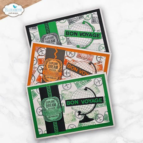 Elizabeth Craft Designs Rest & Relaxation Stamp and Die Set Let's Go! by Everyday Memories (CSD454)