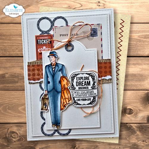 Elizabeth Craft Designs Rest & Relaxation Stamp and Die Set Let's Go! by Everyday Memories (CSD454)