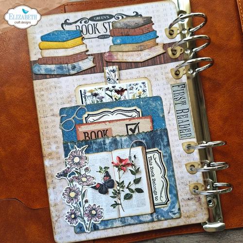Elizabeth Craft Designs Rest & Relaxation Stamp and Die Set Book Lover by Everyday Memories (CSD453)