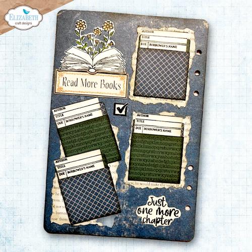 Elizabeth Craft Designs Rest & Relaxation Stamp and Die Set Book Lover by Everyday Memories (CSD453)