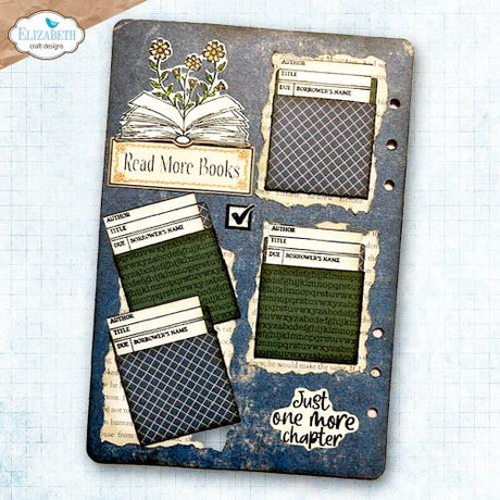 Elizabeth Craft Designs Rest & Relaxation Stamp and Die Set Book Lover by Everyday Memories (CSD453)