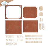 Elizabeth Craft Designs Rest & Relaxation Die Pocket Page Inserts 3 by Everyday Memories (2360)