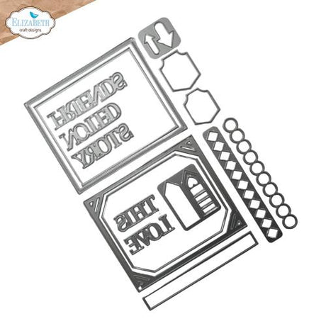 Elizabeth Craft Designs Rest & Relaxation Die Pocket Page Inserts 3 by Everyday Memories (2360)