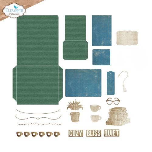 Elizabeth Craft Designs Rest & Relaxation Die Library Pockets & Accessories by Everyday Memories (2358)