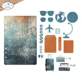 Elizabeth Craft Designs Rest & Relaxation Die Rounded Travel Page by Everyday Memories (2356)