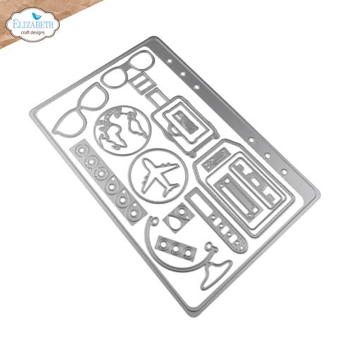 Elizabeth Craft Designs Rest & Relaxation Die Rounded Travel Page by Everyday Memories (2356)
