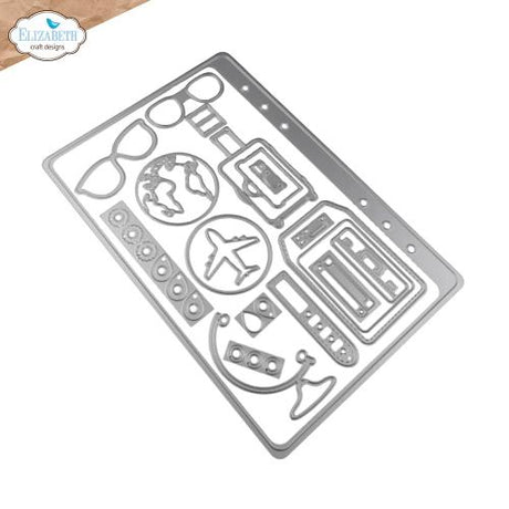 Elizabeth Craft Designs Rest & Relaxation Die Rounded Travel Page by Everyday Memories (2356)