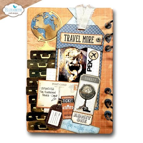 Elizabeth Craft Designs Rest & Relaxation Die Rounded Travel Page by Everyday Memories (2356)