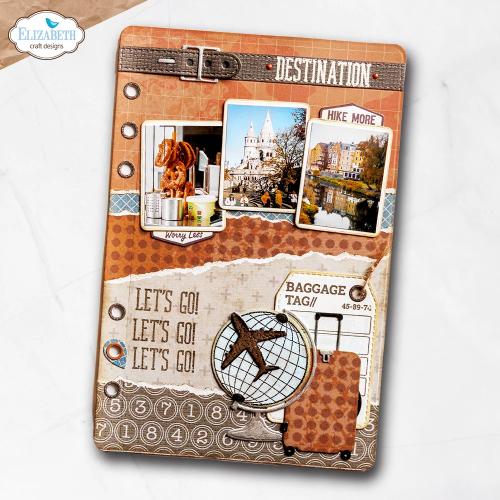 Elizabeth Craft Designs Rest & Relaxation Die Rounded Travel Page by Everyday Memories (2356)