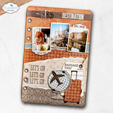 Elizabeth Craft Designs Rest & Relaxation Die Rounded Travel Page by Everyday Memories (2356)