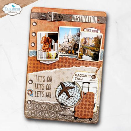 Elizabeth Craft Designs Rest & Relaxation Die Rounded Travel Page by Everyday Memories (2356)
