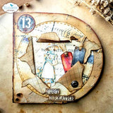 Elizabeth Craft Designs Beautifully Worn Die Rounded Pocket Page by Devid Roodenburg (2366)