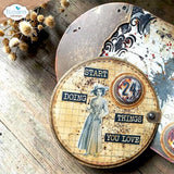 Elizabeth Craft Designs Beautifully Worn Die Rounded Pocket Page by Devid Roodenburg (2366)