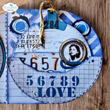 Elizabeth Craft Designs Beautifully Worn Die Rounded Pocket Page by Devid Roodenburg (2366)