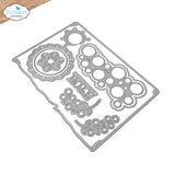 Elizabeth Craft Designs Beautifully Worn Die All Around Circles by Devid Roodenburg (2365)