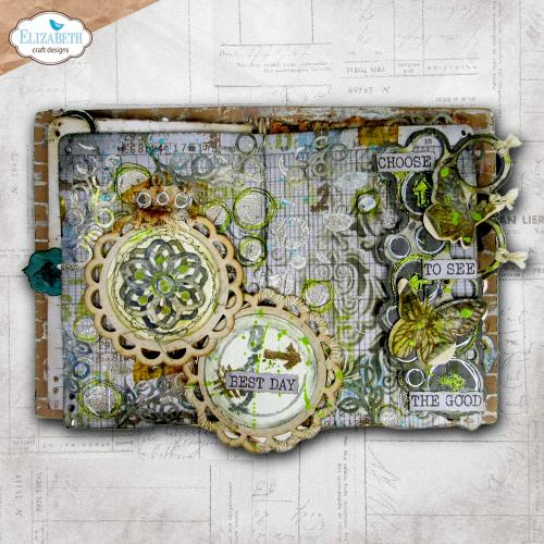 Elizabeth Craft Designs Beautifully Worn Die All Around Circles by Devid Roodenburg (2365)