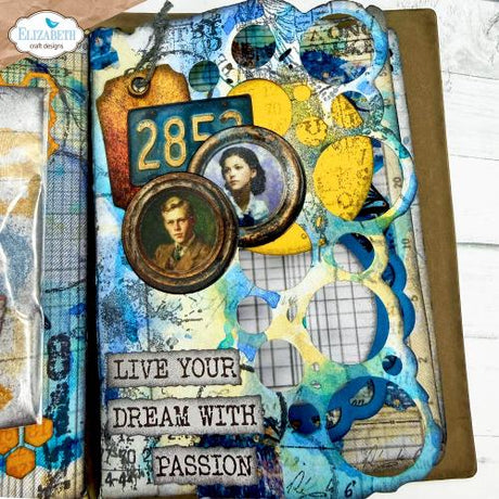 Elizabeth Craft Designs Beautifully Worn Die All Around Circles by Devid Roodenburg (2365)