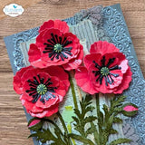 Elizabeth Craft Designs Bloom Wildly Stamps Flower Centers 3 by Paper Flowers (CS461)