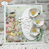 Elizabeth Craft Designs Bloom Wildly Die Stitched Ovals by Paper Flowers (2381)