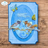 Elizabeth Craft Designs Bloom Wildly Die Sparrow by Paper Flowers (2380)