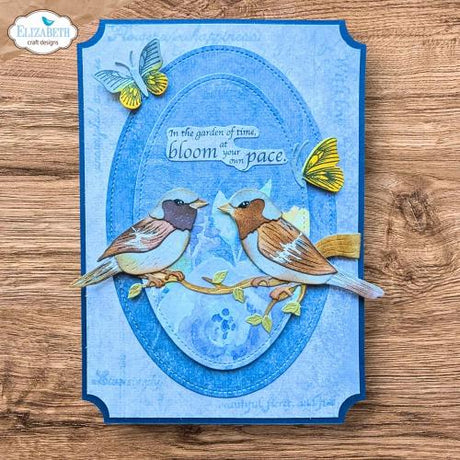 Elizabeth Craft Designs Bloom Wildly Die Sparrow by Paper Flowers (2380)