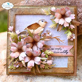 Elizabeth Craft Designs Bloom Wildly Die Sparrow by Paper Flowers (2380)