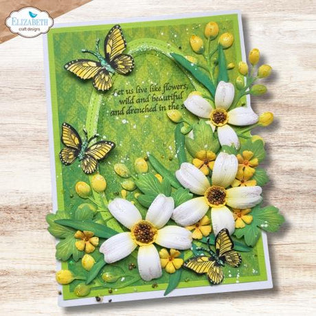 Elizabeth Craft Designs Bloom Wildly Die Blackfoot Daisy by Paper Flowers (2378)