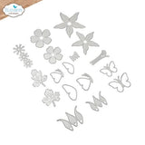 Elizabeth Craft Designs Bloom Wildly Die Columbine by Paper Flowers (2377)