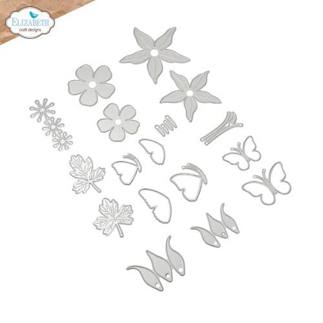 Elizabeth Craft Designs Bloom Wildly Die Columbine by Paper Flowers (2377)