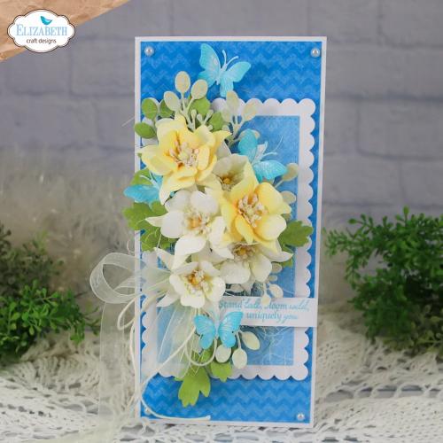 Elizabeth Craft Designs Bloom Wildly Die Columbine by Paper Flowers (2377)