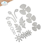 Elizabeth Craft Designs Bloom Wildly Die Wild Poppy by Paper Flowers (2376)