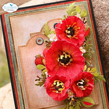 Elizabeth Craft Designs Bloom Wildly Die Wild Poppy by Paper Flowers (2376)