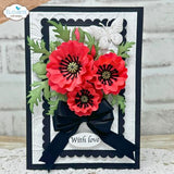 Elizabeth Craft Designs Bloom Wildly Die Wild Poppy by Paper Flowers (2376)