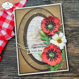 Elizabeth Craft Designs Bloom Wildly Die Wild Poppy by Paper Flowers (2376)