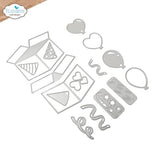Elizabeth Craft Designs Meet the Cats Die Surprise Box by Cute & Whimsical (2374)