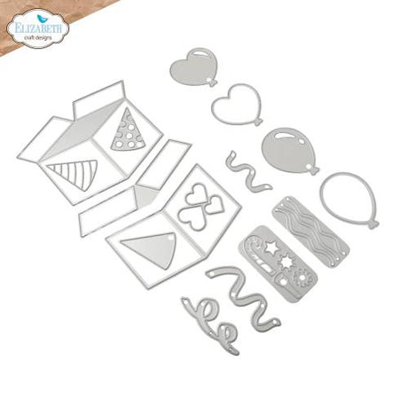 Elizabeth Craft Designs Meet the Cats Die Surprise Box by Cute & Whimsical (2374)