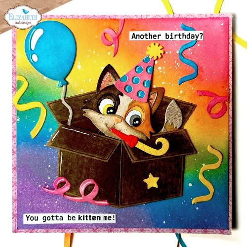 Elizabeth Craft Designs Meet the Cats Die Surprise Box by Cute & Whimsical (2374)