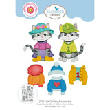 Elizabeth Craft Designs Meet the Cats Die Cat Clothing Accessories by Cute & Whimsical (2372)