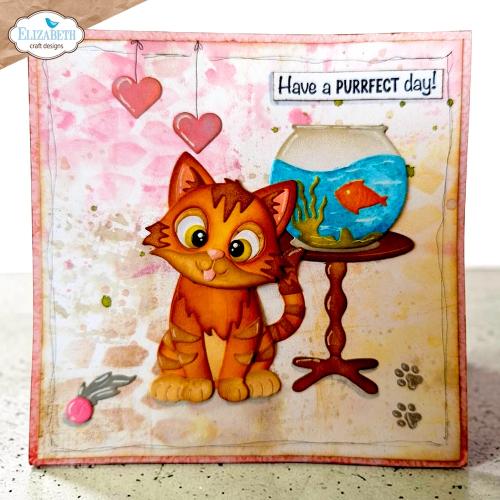 Elizabeth Craft Designs Meet the Cats Die Cat Accessories by Cute & Whimsical (2371)