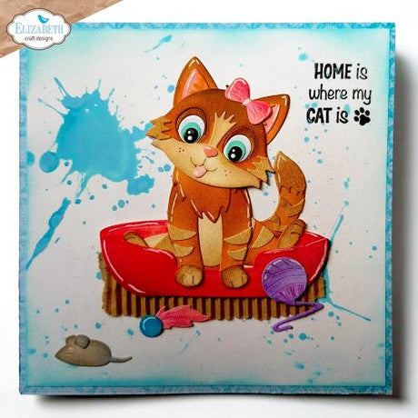 Elizabeth Craft Designs Meet the Cats Die Cat Accessories by Cute & Whimsical (2371)