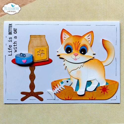 Elizabeth Craft Designs Meet the Cats Die Cat Accessories by Cute & Whimsical (2371)